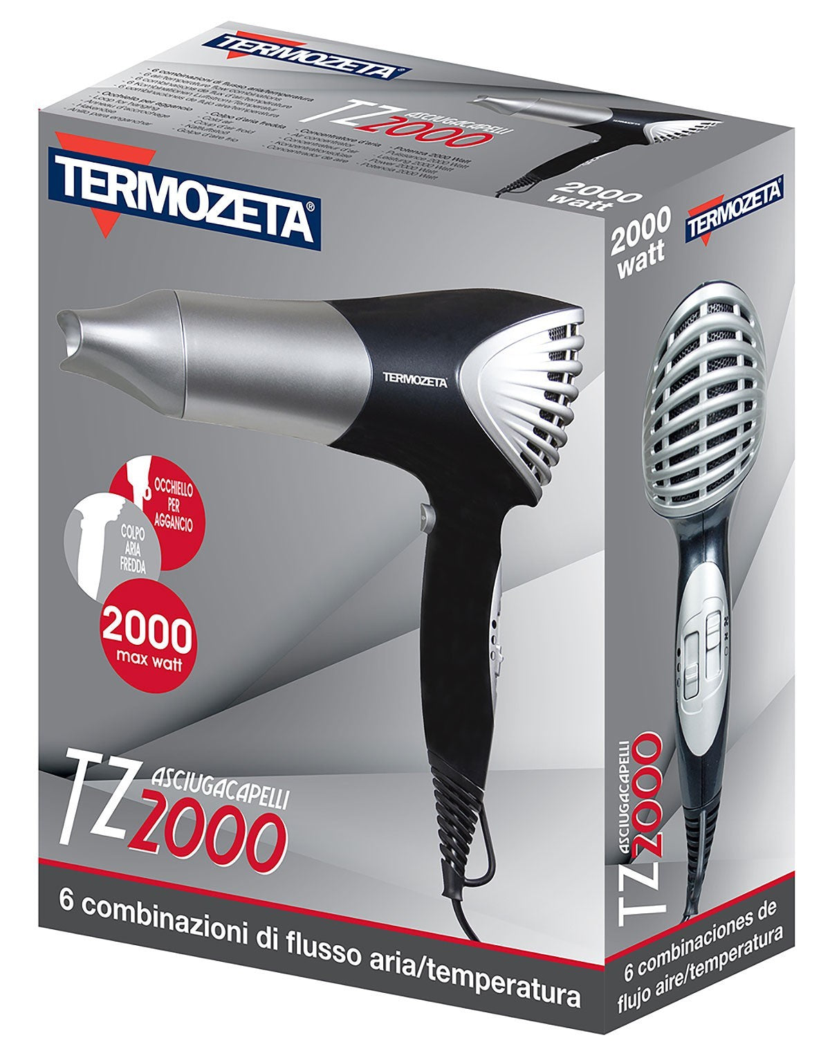 Termozeta TZ2000 asciugacapelli 2000 W