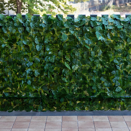 Siepe finta Meridiana ad alta densita per privacy su balcone e terrazzo