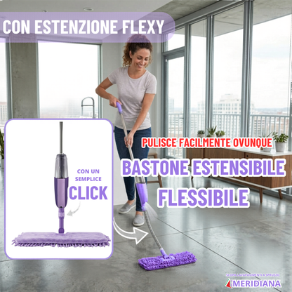 Spray Mop Meridiana con panno in microfibra lavabile