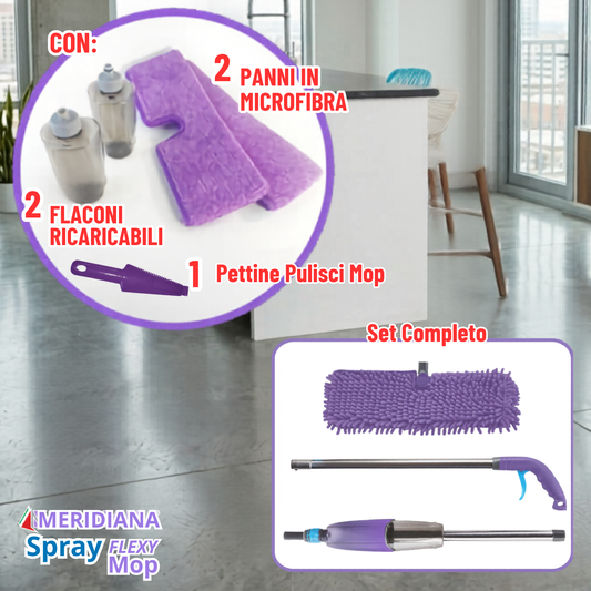 Spray Mop Meridiana con serbatoio integrato e sistema a spruzzo