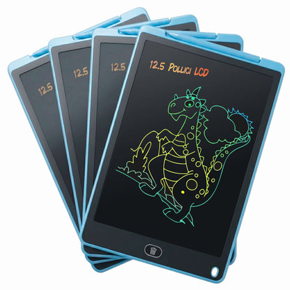 Tavoletta Grafica LCD 12.5 pollici con disegno di un drago, ideale per disegnare e imparare senza carta.
