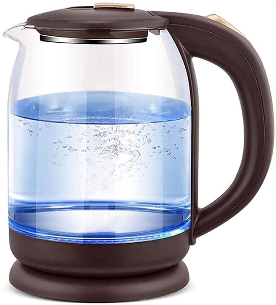 Bollitore Elettrico - 1.8L Vetro+ Abs Glass Kettle Glass And Plastic With  Led Light * 1500W; 220-240V/ 50/60Hz