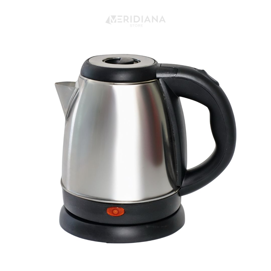 Bollitore Elettrico 1.2L - Single Wall Electric Kettle In Stainless Steel *  1500W; 220-240V/ 50/60Hz - Meridiana Store