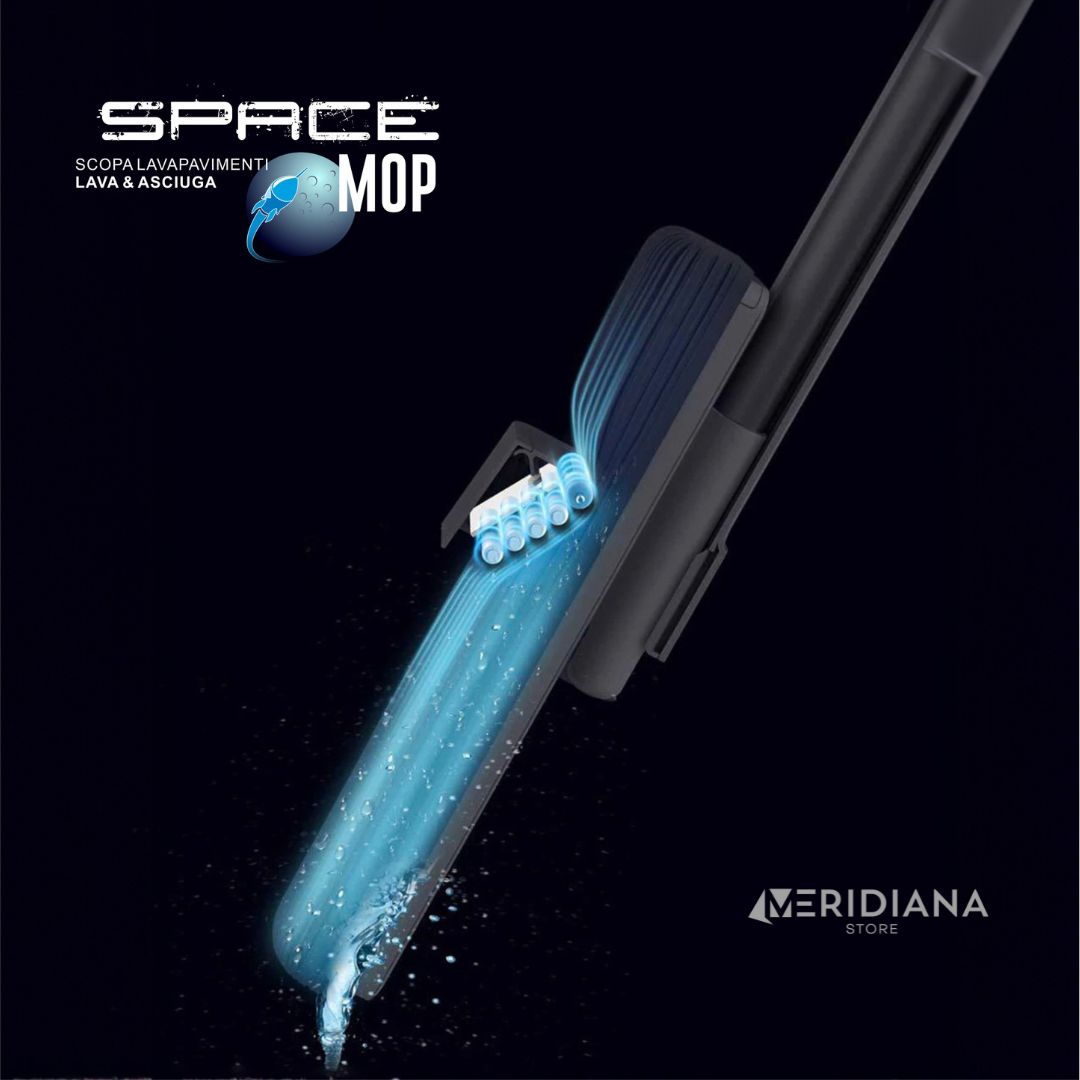 Space Mop - Scopa, Lavapavimenti, Lava e Asciuga - Meridiana Store